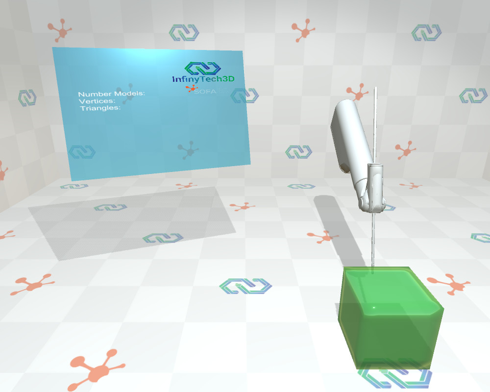 Haptic Avatar against deformable cube demo
